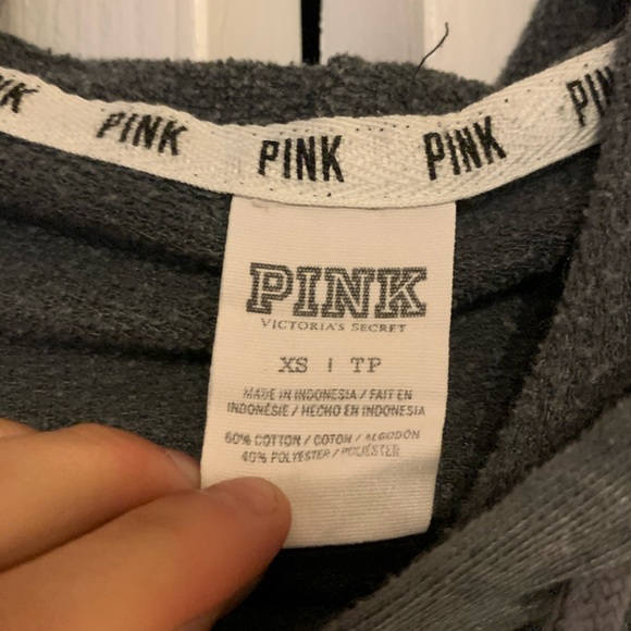 Pink Victoria’s Secret Zip Up - Picture 2 of 2